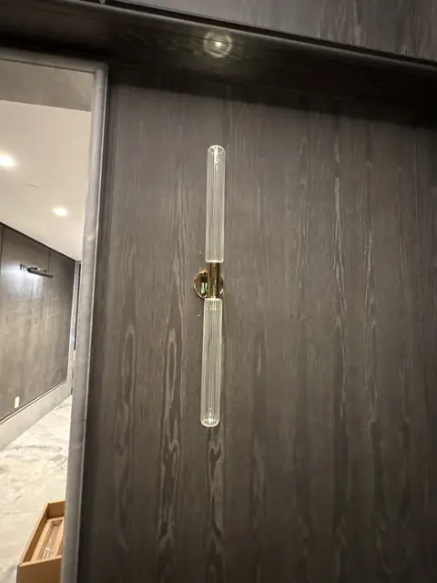 Aplique de pared de varilla de vidrio